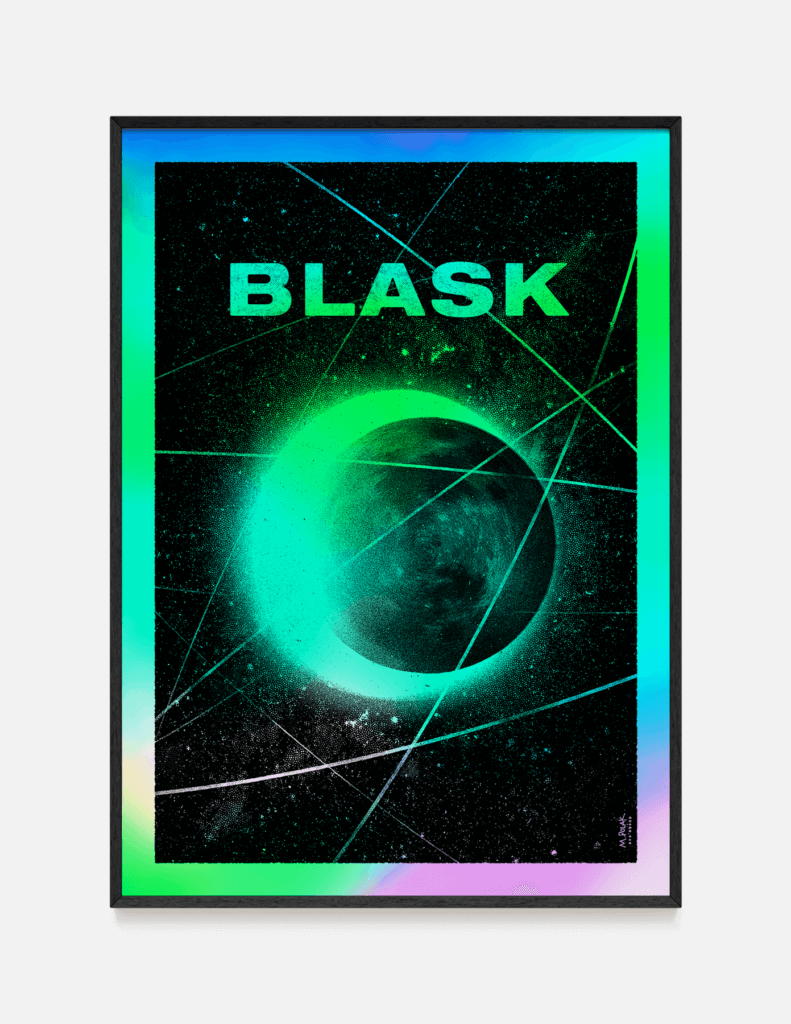 plakat BLASK holo 50x70cm
