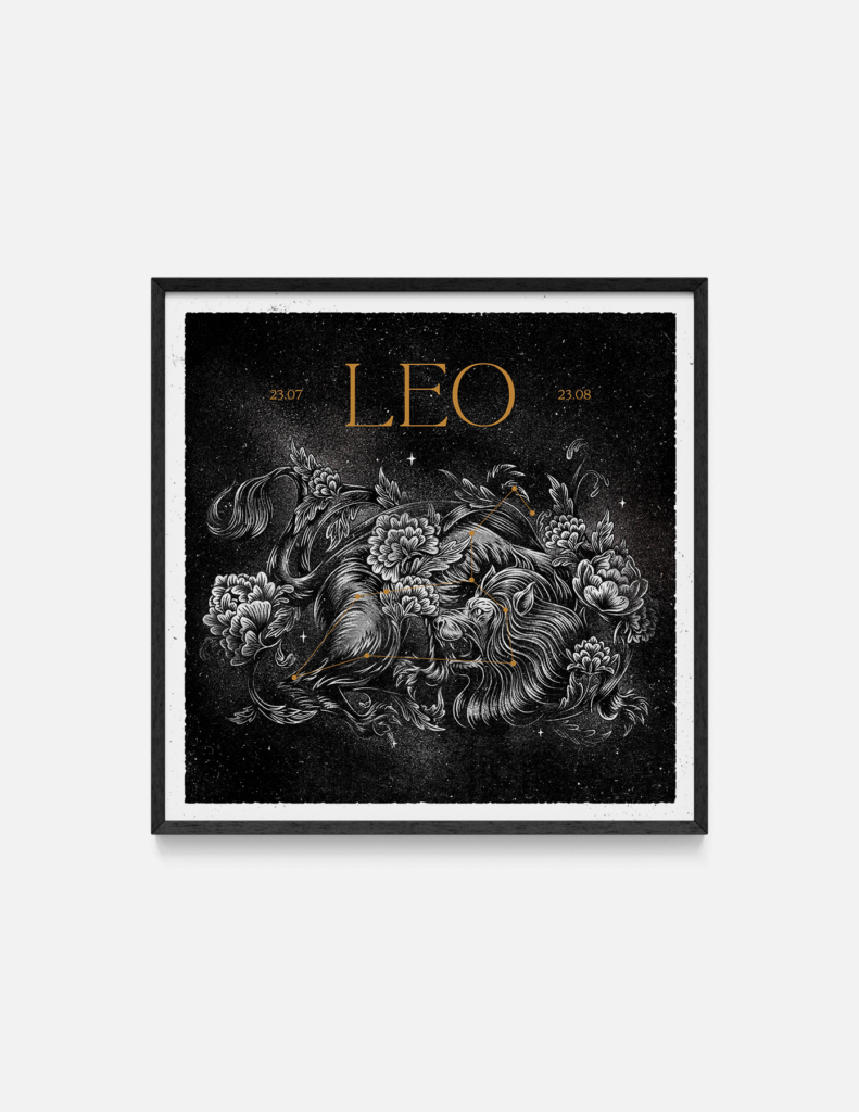 Plakat LEO 32×32 cm