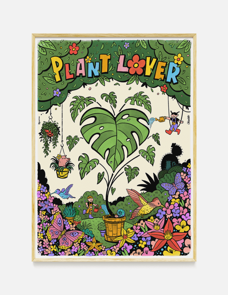 Plakat PLANT LOVER 50×70 cm