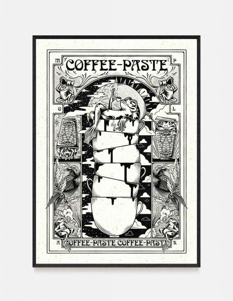 Plakat COFFEE-PASTE