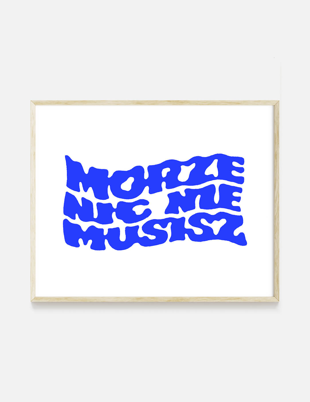 plakat MORZE NIC NIE MUSISZ - 40x50 cm