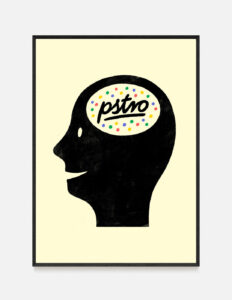plakat PSTRO - 50x70 cm