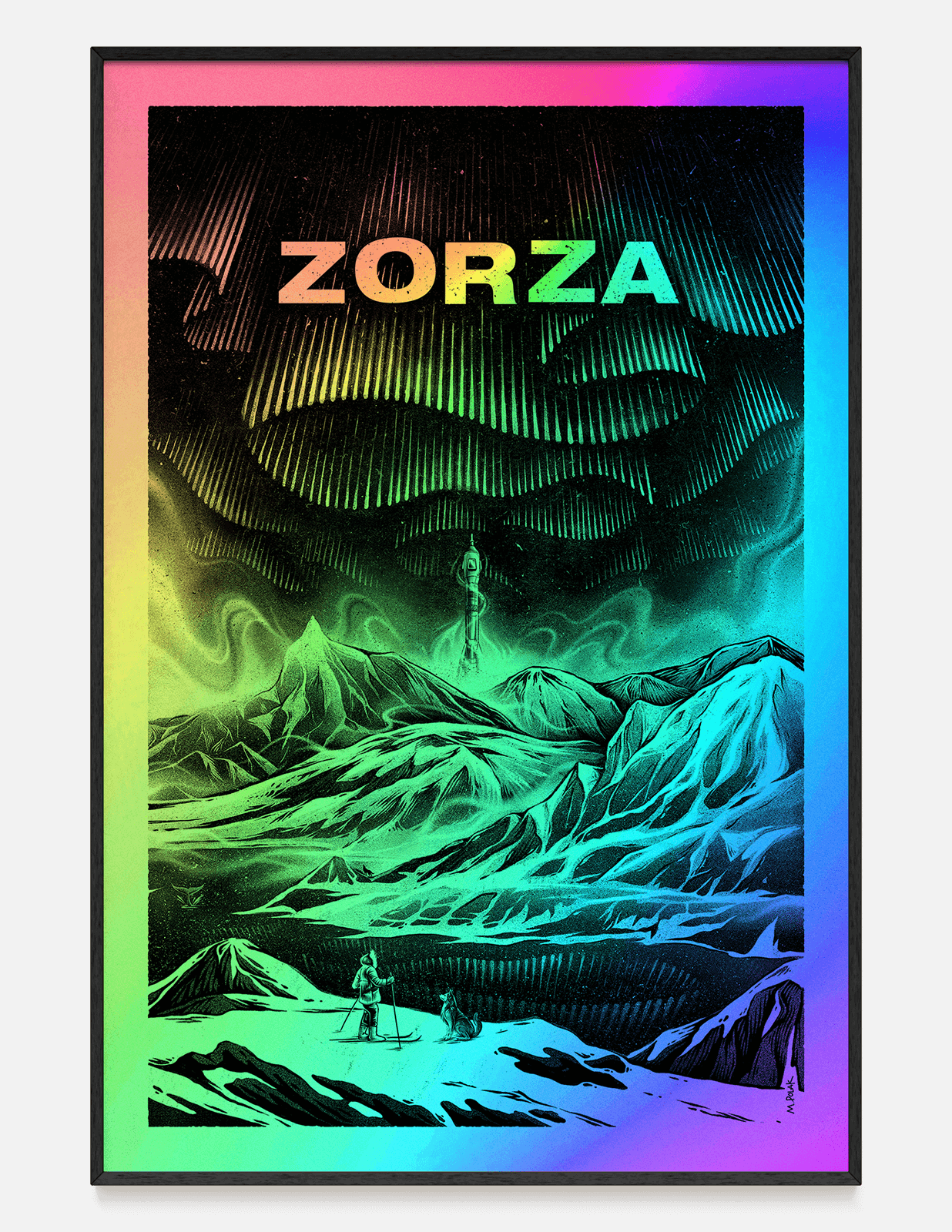 plakat ZORZA 3.0 holo - 61x91 cm