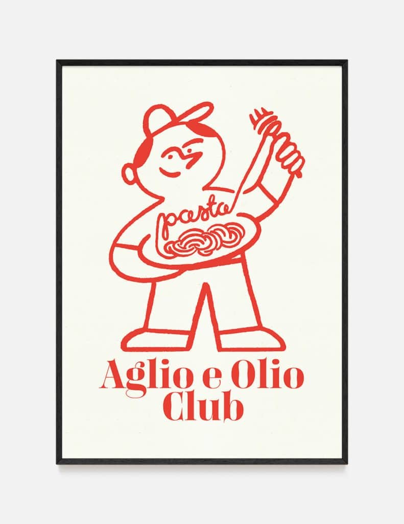 Plakat AGLIO E OLIO CLUB