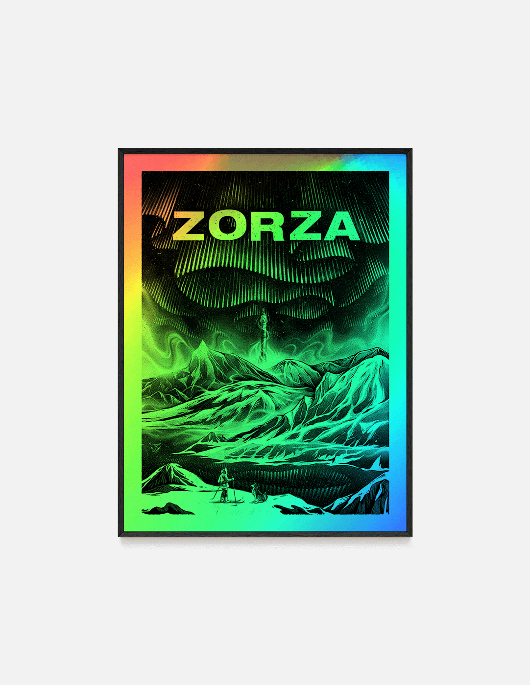 plakat ZORZA 3.0 holo - 30x40 cm