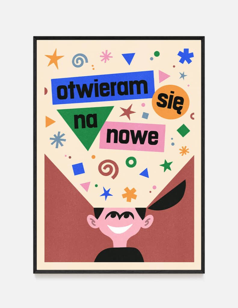 plakat OTWIERAM SIĘ