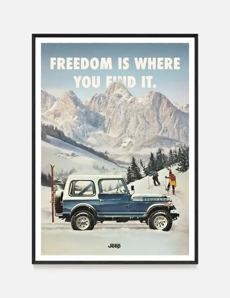 plakat JEEP Wrangler – FREEDOM