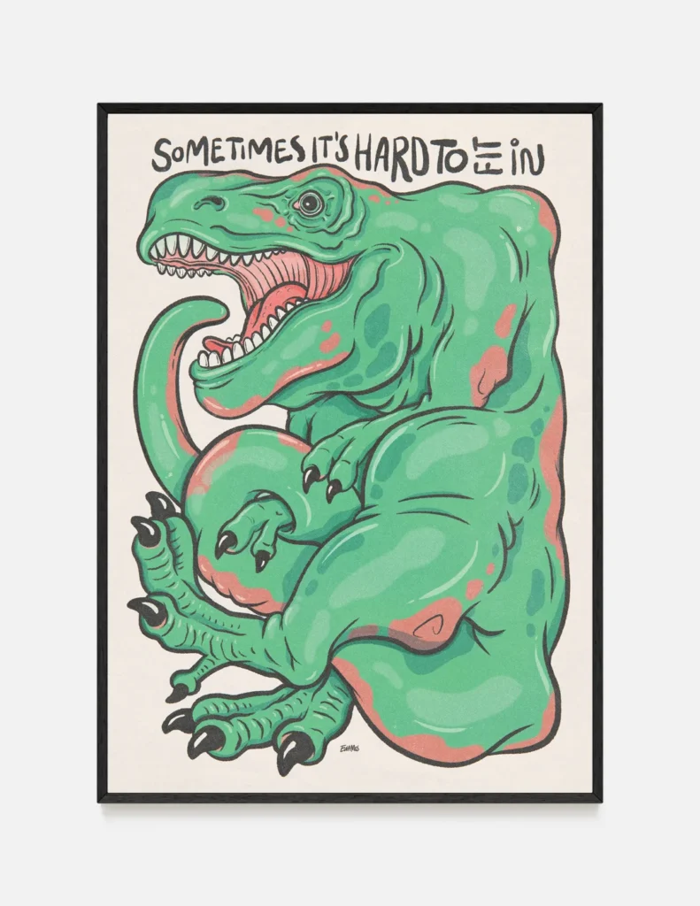 plakat HARD TO FIT IN